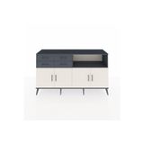 Dienni Kronos Konsol 4 Raflı 4 Çekmeceli 4 Kapaklı 176 x 59 x 99 cm Antrasit - Antrasit - Aytaşı
