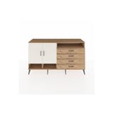 Dienni Kronos Konsol 4 Raflı 5 Çekmeceli 2 Kapaklı 176 x 59 x 99 cm Çam - Aytaşı - Çam