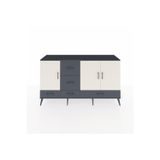 Dienni Kronos Konsol 4 Raflı 5 Çekmeceli 3 Kapaklı 176 x 59 x 99 cm Antrasit - Antrasit - Aytaşı