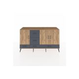 Dienni Kronos Konsol 4 Raflı 5 Çekmeceli 3 Kapaklı 176 x 59 x 99 cm Çam - Çam - Antrasit