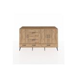 Dienni Kronos Konsol 4 Raflı 5 Çekmeceli 3 Kapaklı 176 x 59 x 99 cm Çam - Çam
