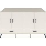 Dienni Kronos Konsol 4 Raflı 6 Çekmeceli 2 Kapaklı 176 x 59 x 99 cm Aytaşı - Aytaşı