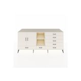 Dienni Kronos Konsol 4 Raflı 7 Çekmeceli 2 Kapaklı 220 x 59 x 99 cm Aytaşı - Aytaşı - Aytaşı