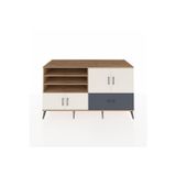 Dienni Kronos Konsol 5 Raflı 1 Çekmeceli 4 Kapaklı 176 x 59 x 99 cm Çam - Aytaşı - Antrasit