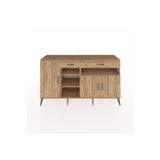 Dienni Kronos Konsol 5 Raflı 2 Çekmeceli 3 Kapaklı 176 x 59 x 99 cm Çam - Çam