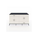 Dienni Kronos Konsol 5 Raflı 2 Çekmeceli 4 Kapaklı 176 x 59 x 99 cm Antrasit - Aytaşı