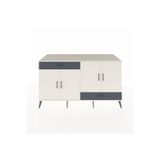 Dienni Kronos Konsol 5 Raflı 2 Çekmeceli 4 Kapaklı 176 x 59 x 99 cm Aytaşı - Antrasit - Aytaşı