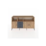 Dienni Kronos Konsol 5 Raflı 3 Çekmeceli 3 Kapaklı 176 x 59 x 99 cm Çam - Çam - Antrasit