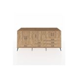 Dienni Kronos Konsol 6 Raflı 6 Çekmeceli 5 Kapaklı 220 x 59 x 99 cm Çam - Çam - Çam