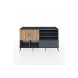 Dienni Kronos Konsol 7 Raflı 1 Çekmeceli 2 Kapaklı 176 x 59 x 99 cm Antrasit - Çam - Antrasit