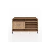 Dienni Kronos Konsol 7 Raflı 2 Kapaklı 176x59x99 Çam-Çam/Antrasit