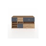Dienni Kronos Konsol 7 Raflı 3 Çekmeceli 4 Kapaklı 176 x 59 x 99 cm Çam - Çam - Antrasit