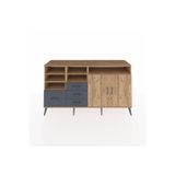 Dienni Kronos Konsol 7 Raflı 4 Çekmeceli 2 Kapaklı 176 x 59 x 99 cm Çam - Antrasit - Çam