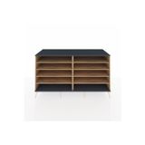 Dienni Kronos Konsol 8 Raflı 176 x 59 x 99 cm Çam - Antrasit - Çam