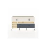 Dienni Kronos Konsol 8 Raflı 3 Çekmeceli 4 Kapaklı 176 x 59 x 99 cm Aytaşı - Antrasit - Aytaşı