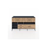 Dienni Kronos Konsol 8 Raflı 3 Çekmeceli 4 Kapaklı 176 x 59 x 99 cm Çam - Antrasit