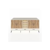 Dienni Kronos Konsol 8 Raflı 3 Çekmeceli 4 Kapaklı 220 x 59 x 99 cm Aytaşı - Çam - Aytaşı