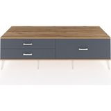 Dienni Kronos Tv Ünitesi 3 Çekmeceli 176X59X51 Antrasit-Çam/çam
