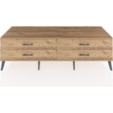 Dienni Kronos Tv Ünitesi 4 Çekmeceli 176X59X51 Çam-Çam/çam