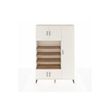 Dienni Mobilya Arges Dolap 11 Raflı 5 Kapaklı 132x30x195 Aytaşı-çam/aytaşı