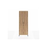Dienni Mobilya Arges Dolap 2 Raflı 2 Kapaklı Tek Askılı 88x30x243 Çam-aytaşı