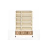 Dienni Mobilya Hyperion Dolap 10 Raflı 3 Kapaklı 132x44x195 Aytaşı-çam/aytaşı Çok Renkli