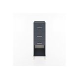 Dienni Mobilya Hyperion Dolap 3 Çekmeceli 44x44x134 Antrasit-antrasit