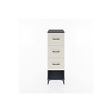 Dienni Mobilya Hyperion Dolap 3 Çekmeceli 44x44x134 Antrasit-aytaşı