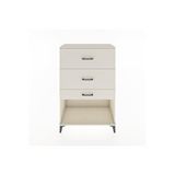 Dienni Mobilya Hyperion Dolap 3 Çekmeceli 88x44x134 Aytaşı-aytaşı Krem