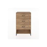 Dienni Mobilya Hyperion Dolap 3 Çekmeceli 88x44x134 Çam-çam