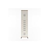 Dienni Mobilya Hyperion Dolap 3 Raflı 6 Çekmeceli 4 Kapaklı 60x44x243 Aytaşı-çam
