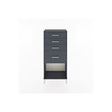 Dienni Mobilya Hyperion Dolap 4 Çekmeceli 60x44x134 Antrasit-antrasit