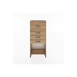Dienni Mobilya Hyperion Dolap 4 Çekmeceli 60x44x134 Çam-çam
