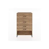 Dienni Mobilya Hyperion Dolap 4 Çekmeceli 88x44x134 Çam-çam