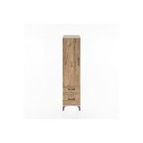 Dienni Mobilya Hyperion Dolap 4 Raflı 2 Çekmeceli Tek Kapaklı 44x44x182 Çam-aytaşı