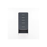 Dienni Mobilya Hyperion Dolap 5 Çekmeceli 60x44x134 Antrasit-antrasit