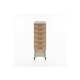 Dienni Mobilya Hyperion Dolap 6 Çekmeceli 44x44x134 Çam-aytaşı