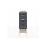 Dienni Mobilya Kronos Dolap 5 Çekmeceli 44x59x134 Aytaşı-antrasit