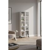 Dienni Simple 8 Raflı 60x30x176 Beyaz Kitaplık