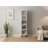 Dienni Simple Kitaplık 4 Raflı 30X30X144 Beyaz
