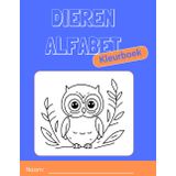 Dieren Alfabet Kleurboek – Kleurplaten van A tot Z: Leuke Dieren om te Kleur en Leren voor Kinderen van 2-6 Jaar