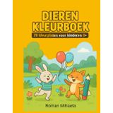 DIEREN KLEURBOEK – 70 KLEURPAGINA’S: Leer de dieren in het Engels terwijl je kleurt!