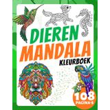 Dieren Mandala Kleurboek voor Kinderen en Volwassenen: Een schattig cadeau voor ontspanning en stressverlichting! Met prachtige vlinders, majestueuze ... uilen, lieve vissen en nog veel meer!