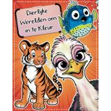 Dierlijke Werelden om in te Kleuren Deel 1:: Dieren Kleurboek voor Kinderen van 5 tot 12 Jaar met Achtergronden en Geweldige Ontwerpen