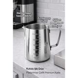 Dies 304 Çelik 600 ml Kahve Süt Köpürtme Potu Pitcher Latte Art Sütlük Sos Krema Sürahisi