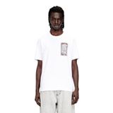 Diesel BEYAZ LOGOLU ERKEK T-SHIRT