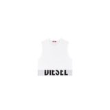 Diesel BEYAZ LOGOLU KADIN ASKILI BLUZ