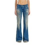 Diesel D-HUSH KOYU MAVİ KADIN BOOTCUT JEAN PANTOLON