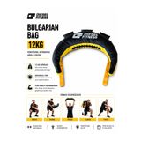 Diesel Fitness Bulgarian Bag 12 Kg Fonksiyonel Ağırlık Çantası, Siyah