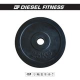 Diesel Fitness Kauçuk Kaplı 2,5 Kg Ağırlık Plakası